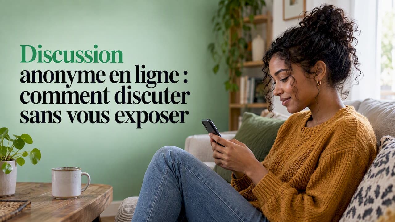 Discussion anonyme en ligne : comment discuter sans vous exposer